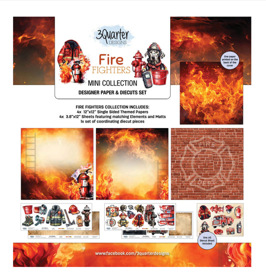 3 Quarter Designs - Fire Fighters Mini Collection