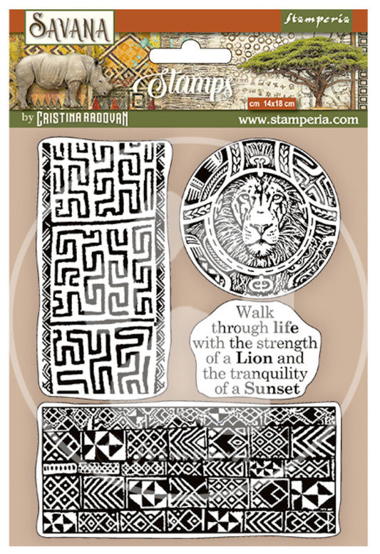 Stamperia - Savana Eetnical Borders Stamp