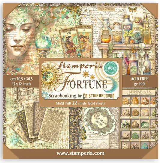 Stamperia - Fortune Scrapbooking Paper