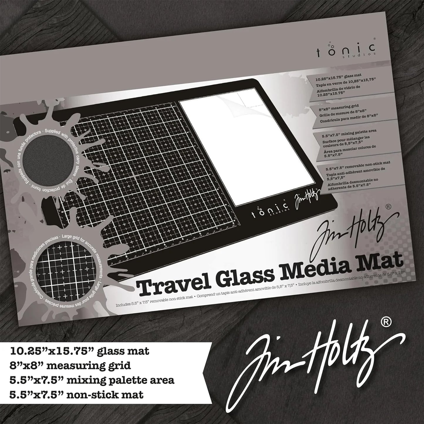 Tonic Studio - Travel Glass Media Mat