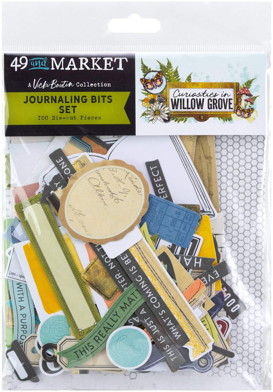 49 & Market - Curiosities In Willow Grove - Journaling Bits