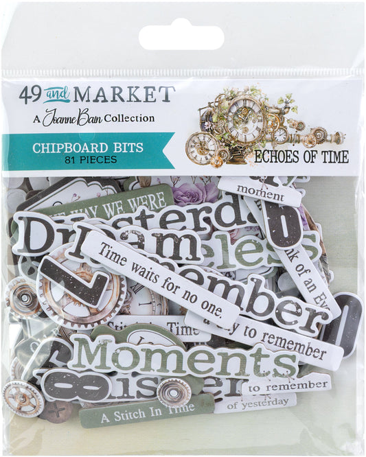 49 & Market - Echoes Of Time - Chipboard Bits