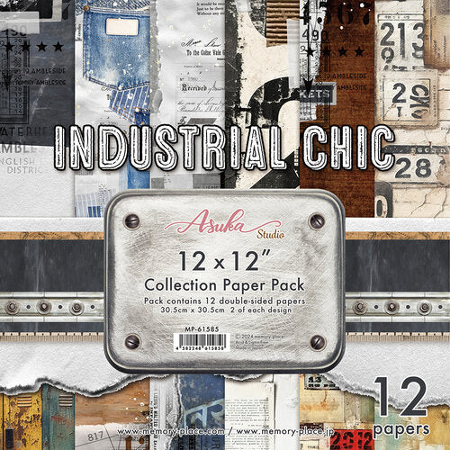Asuka Studio - Industrial Chic 12x12 Collection Pack