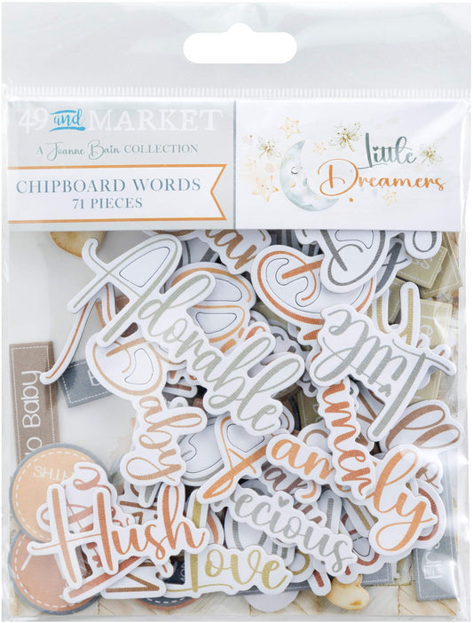 49 & Market - Little Dreamer Chipboard Words