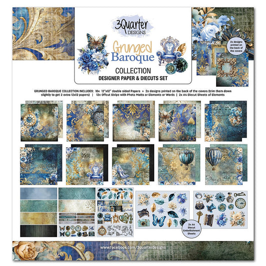 3 Quarter Designs - Grunged Baroque Collection