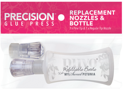 Sweet petunia - precision glue press replacement bottle & novel