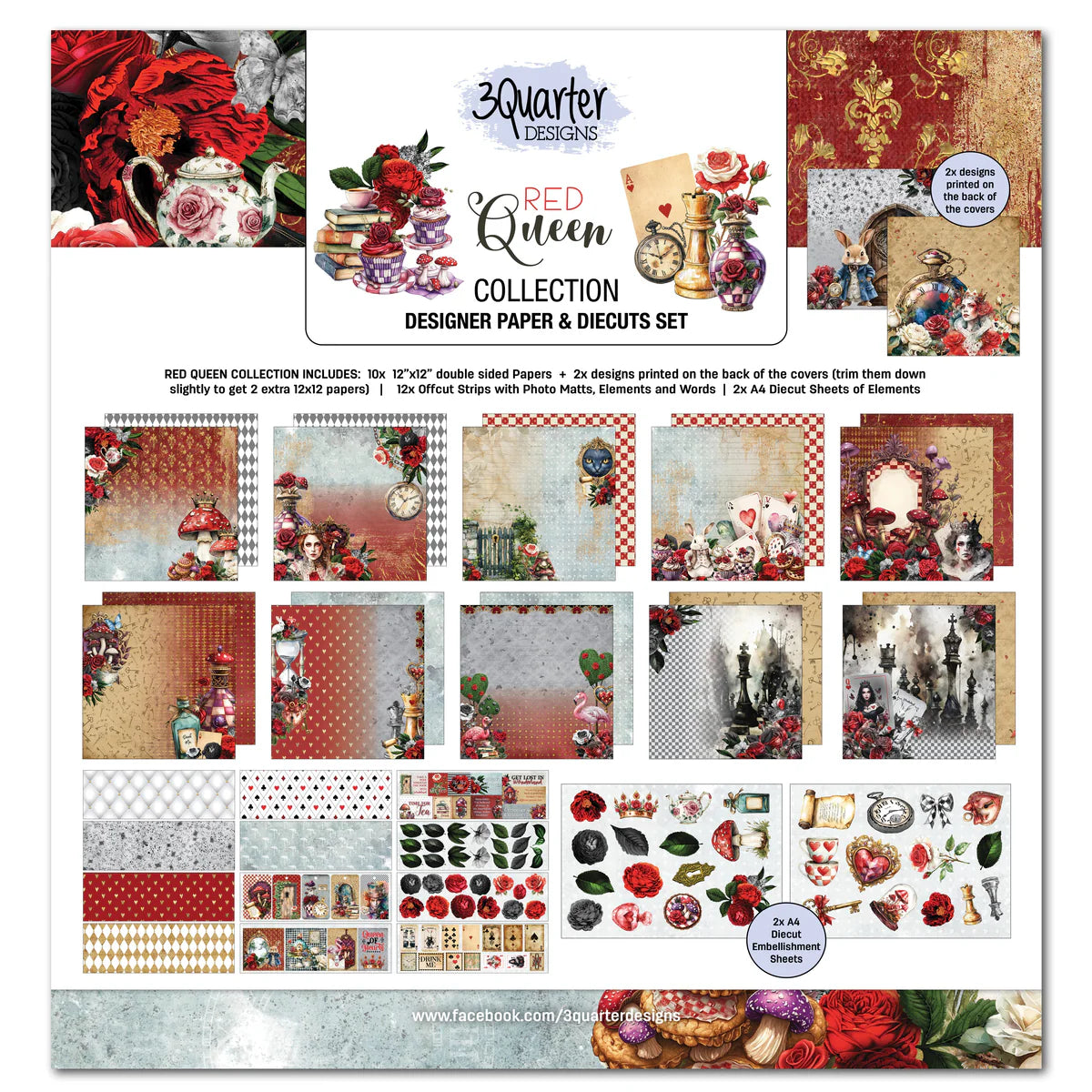 3Quarter Design - Red Queen Collection