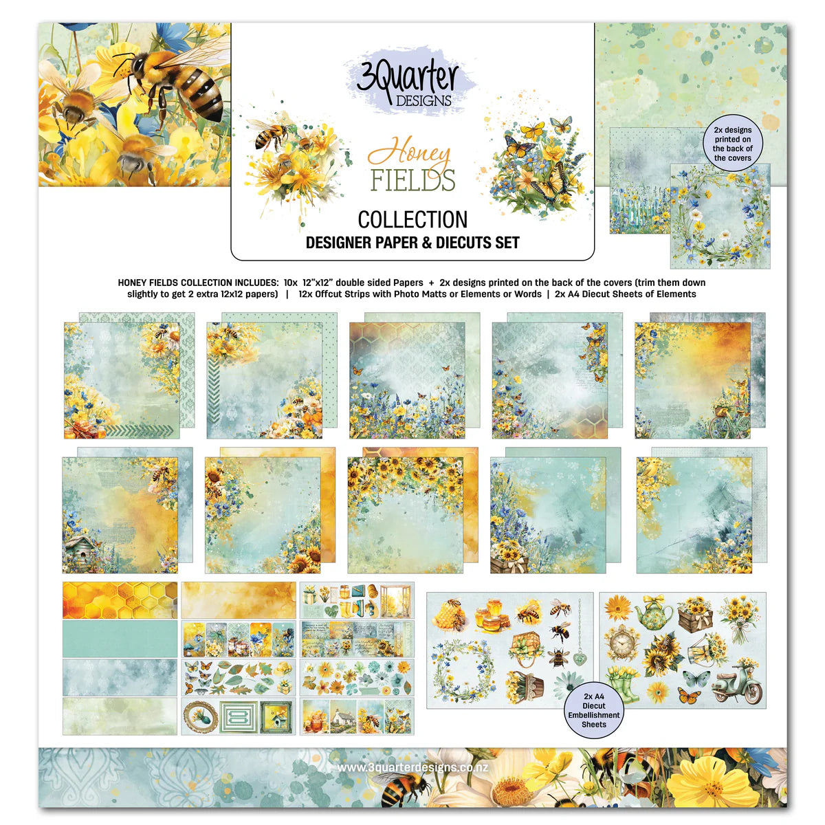 3Quarter Designs - Honey Fields Collection