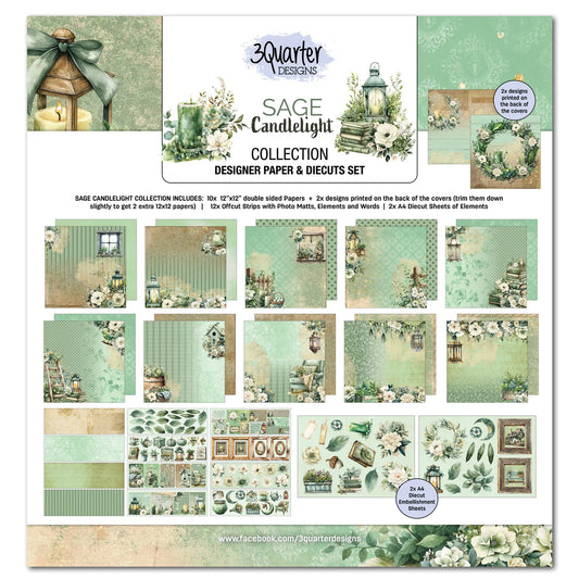3Quarter Design - Sage Candlelight Collection