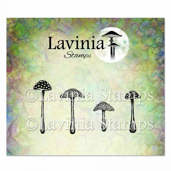 Lavinia Stamps - Purple Cap Mushrooms
