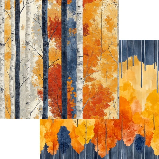 SSC - Falling Leaves 12 x 12 Double-Sided