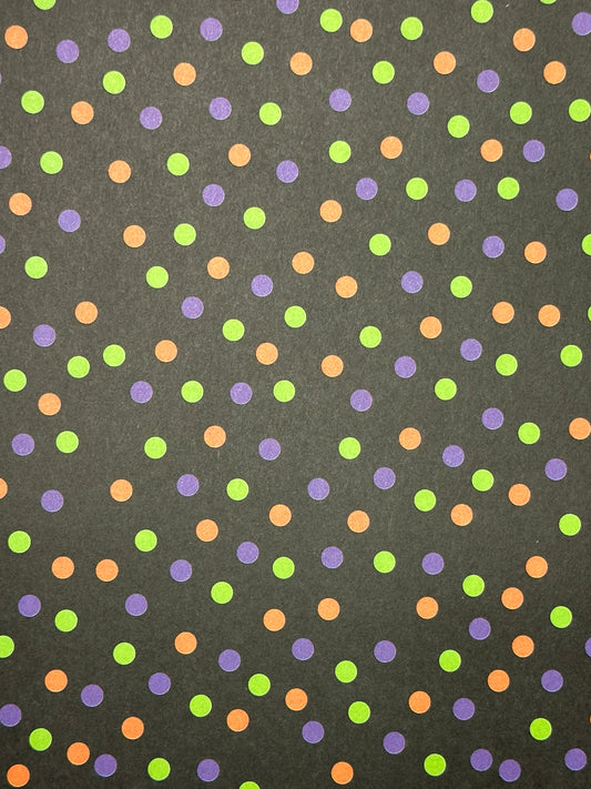Vintage Market - Creative Imaginations -Midnight Monster Dots 12x12 Paper