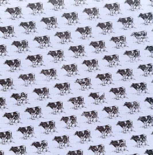 Vintage Market - 12x12 Single Sided Paper - Cows