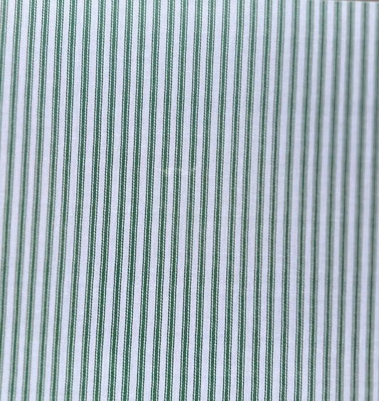 Vintage Market - 12x12 single Side Paper - Fabric Texture with Green Stripes