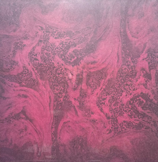 Vintage Market - 12x12 Single Sided Paper - Red Liquid Marble