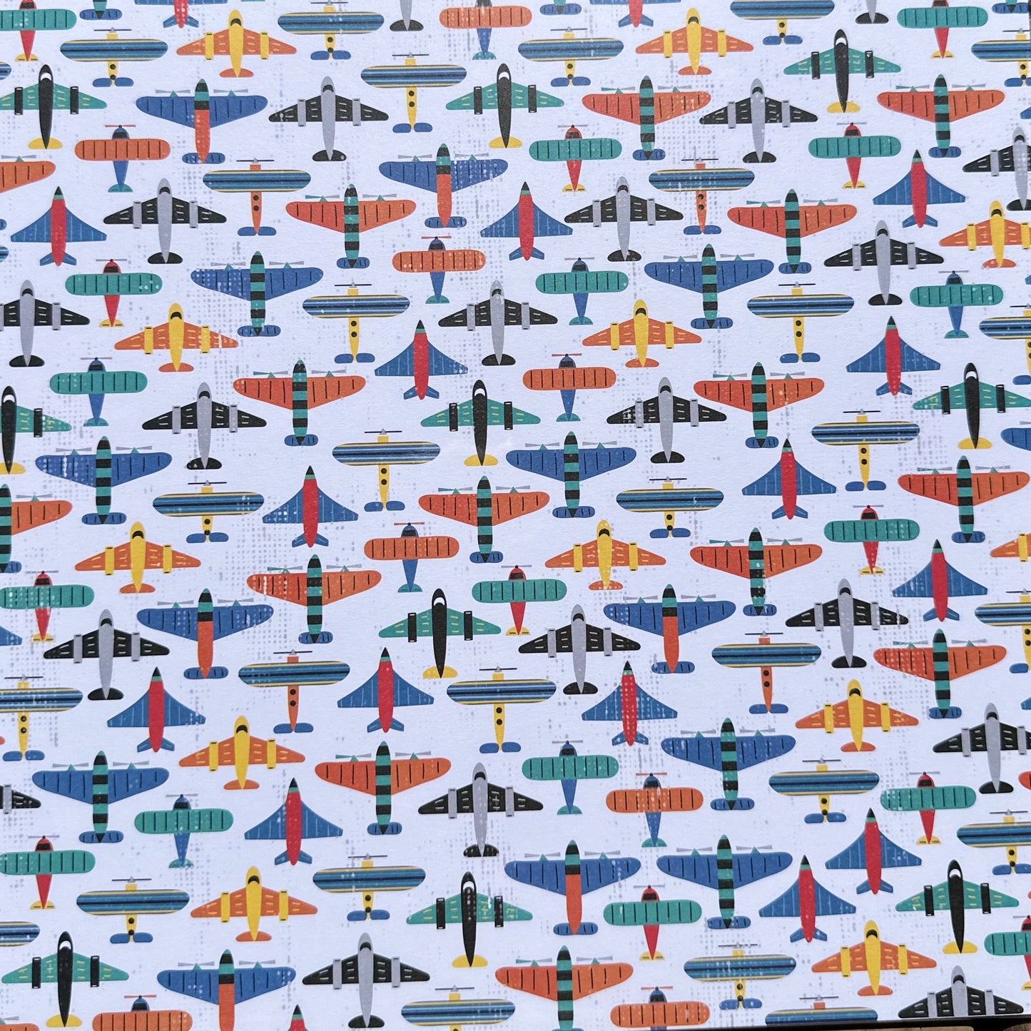 Vintage Market - 12x12 Single Sided Paper - Airplanes