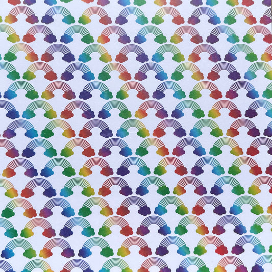 Vintage Market - 12x12 Single Sided Paper - Rainbows