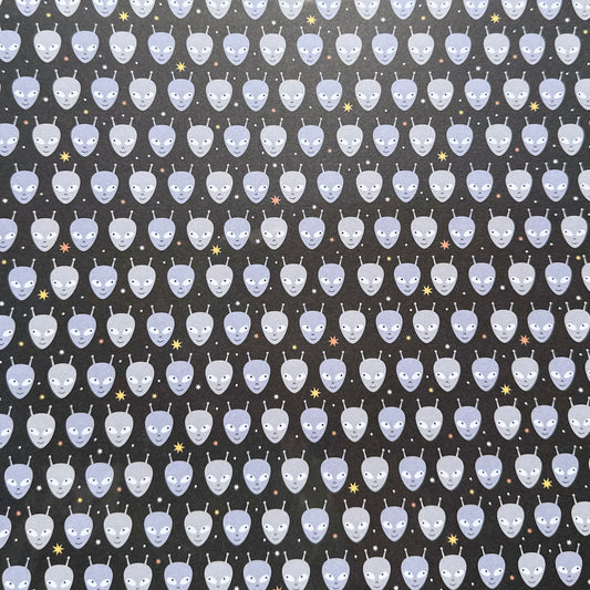 Vintage Market - 12x12 Single Sided Paper - Aliens
