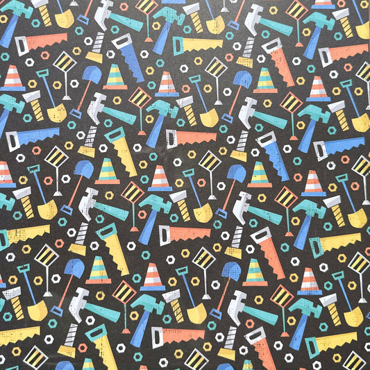 Vintage Market - 12x12 Single Sided Paper - Tools