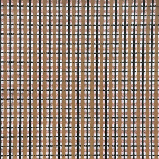 Vintage Market - Brown Plaid - 12x12