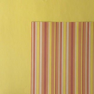Vintage Market - s.e.i. -Beachouse - Ski & Skate Stripe _ yellow - 12x12