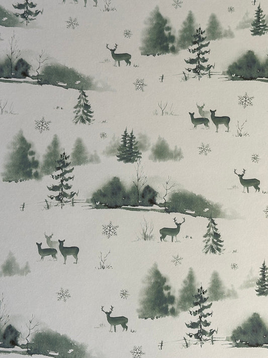 Vintage Market - Deer in the Valley 12x12 Paper