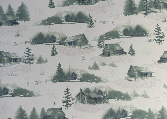 Vintage Market - Winter Cabin 12x12 Paper