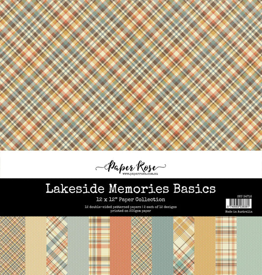 Paper Rose Studio - Lakeside Memories Basics 12x12 Paper Collection