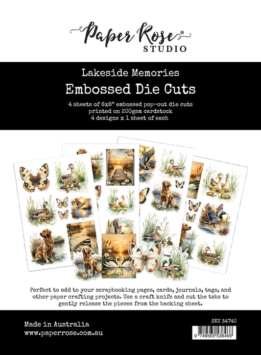 Paper Rose Studio - Lakeside Memories Embossed Die Cuts