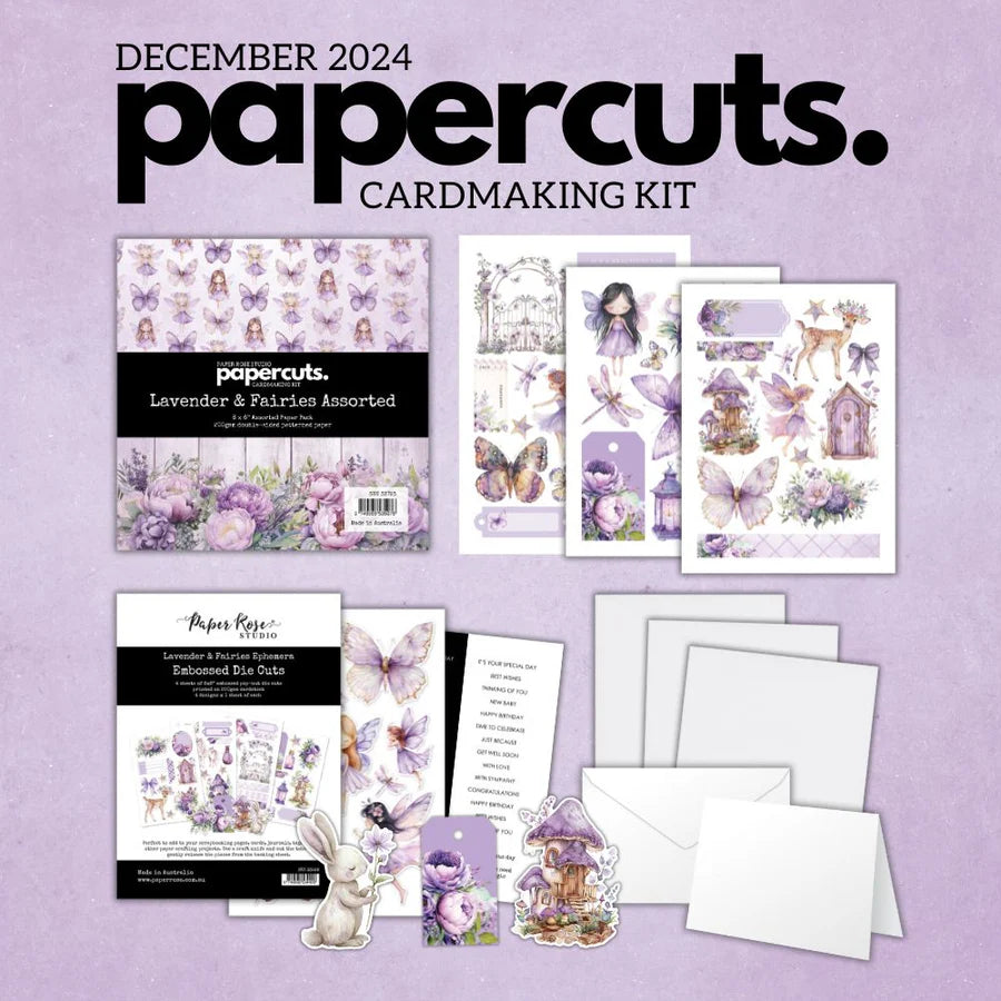 Paper Rose Studio - Lavender & Faires Cardmaking Kit