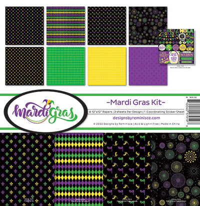 Designs By Reminisce - Mardi Gras Collection Kit