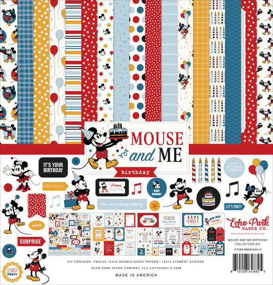 Echo Park - Mouse & Me Birthday Collection Kit