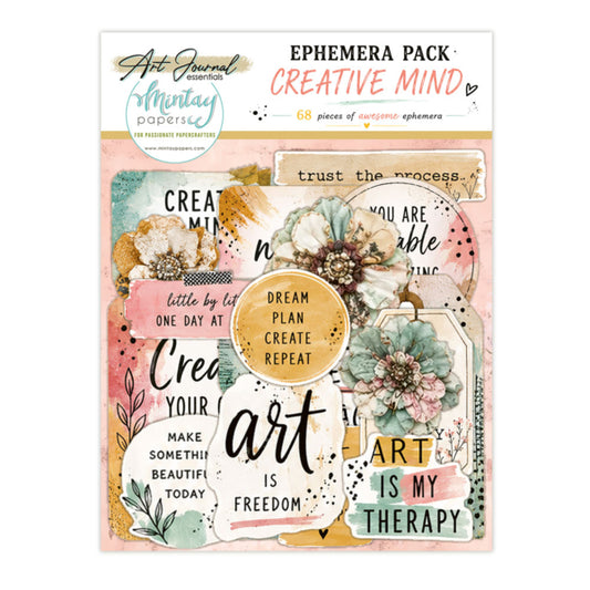 Mintay Papers - Art Journal - Creative Mind Ephemera Pack