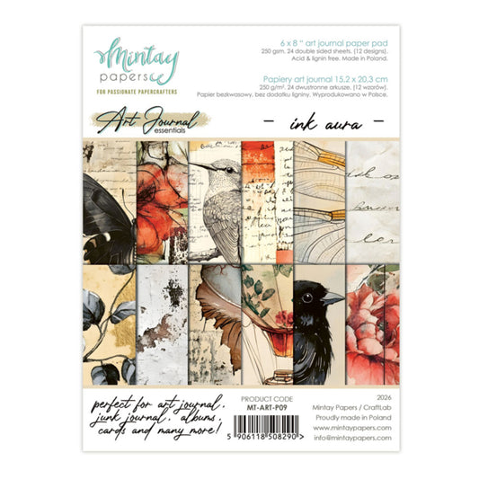 Mintay Papers - Art Essentials - Ink Aura 6x8 Journal Paper Pad