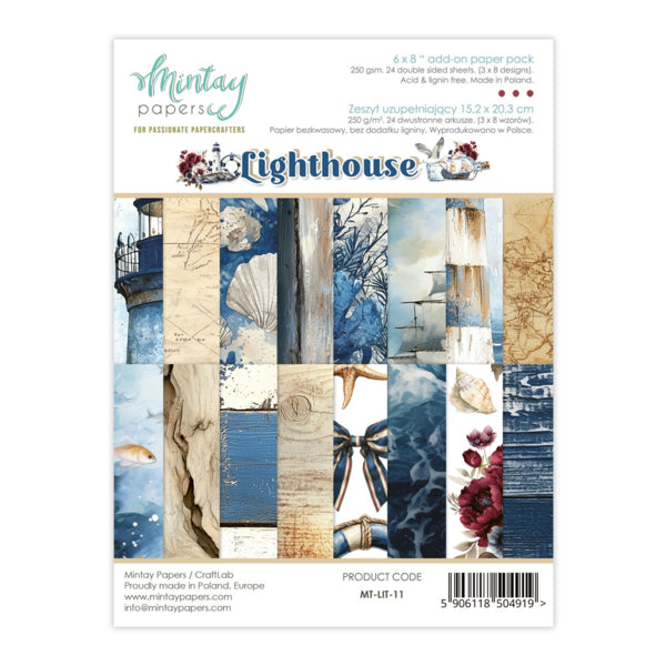 Mintay Papers - Lighthouse 6x8 Add-On Paper Pad