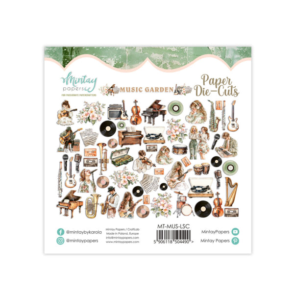 Mintay Papers - Music Garden Die Cuts