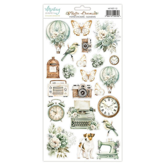 Mintay Papers-Rustic Charms- 6x12 Sticker Sheet