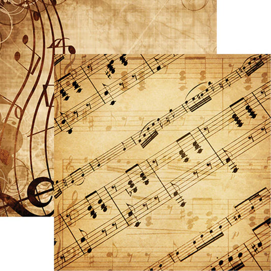 Designs By Reminisce - Sheet Music 12x12 Paper