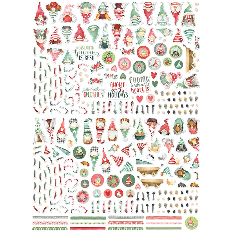 Keep It Simple Paper Crafts - Very Merry Gnomes Die Cut Pieces Mega Pack