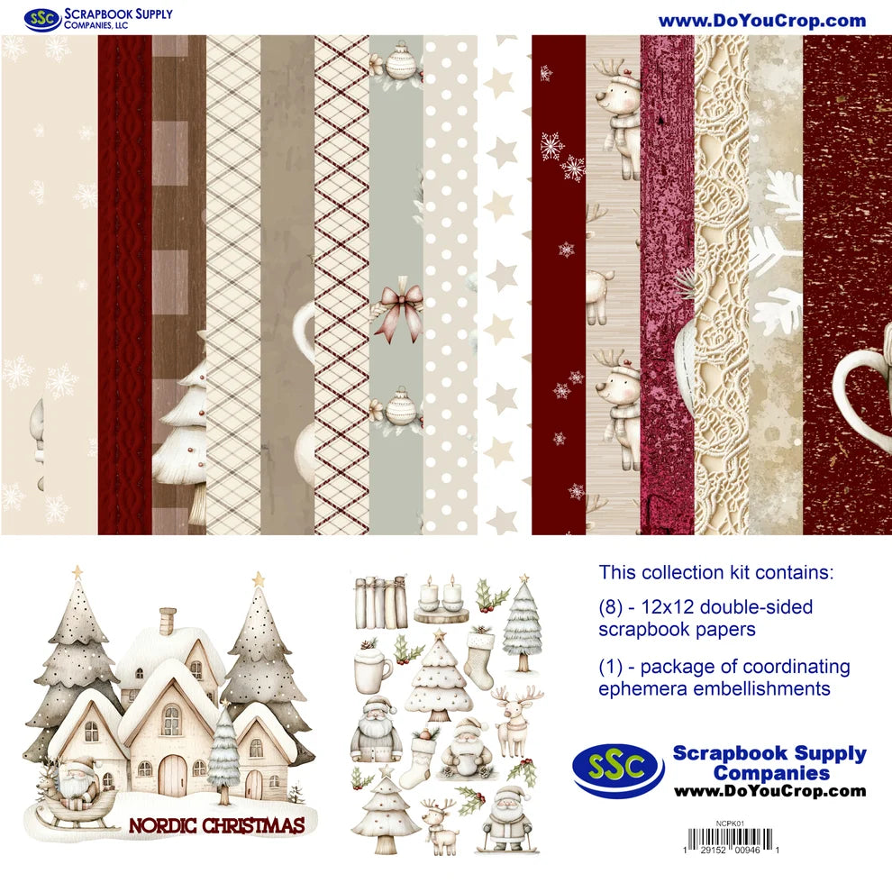 SSC - Nordic Christmas 12x12 collection Kit