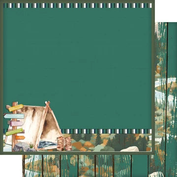 SSC - National Parks - Camping Collage 12x12 Paper