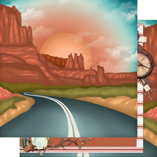 SSC - National Parks - Scenic Route 12x12 Paper