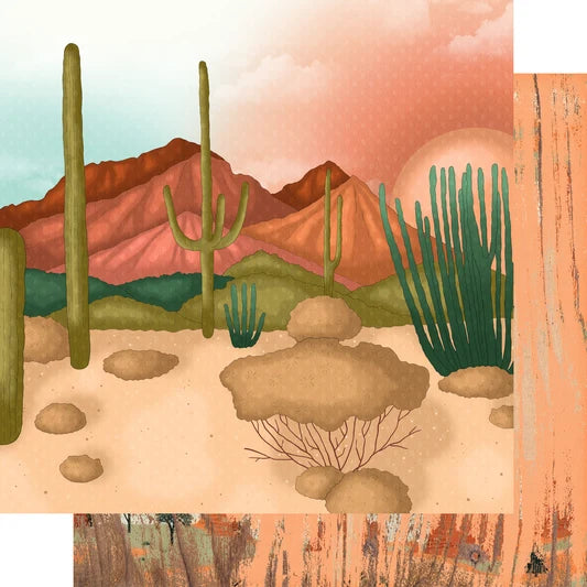 SSC - National Parks - Desert Cactus 12x12 Papper