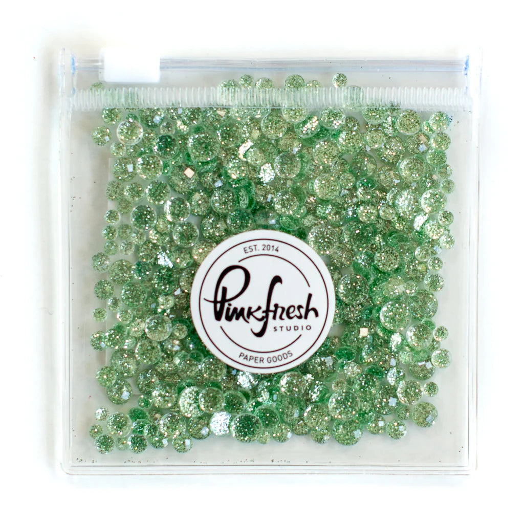 Pinkfresh Studio- Essentials -Glitter Drops- Leaf