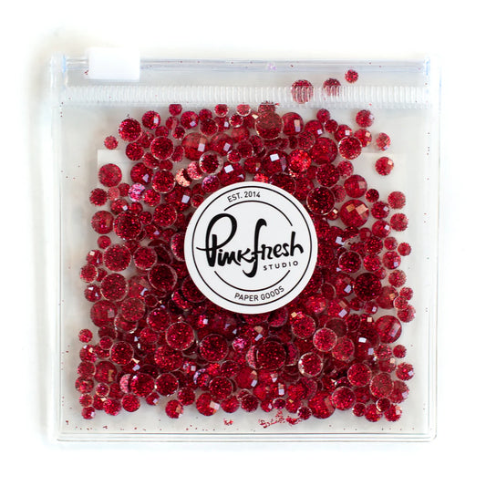 Pinkfresh -Essentials-Glitter Drops- Ruby