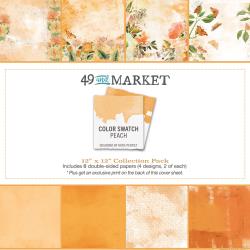 49 & Market -Color Swatch Collection - Peach 12x12 Paper Pack