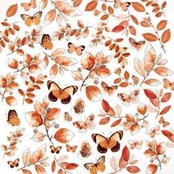 49 & Market - Color Swatch Collection -Peach- Acetate Leaves