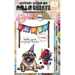 Bulldog Bash A6 Clear Stamps-AALL & Create