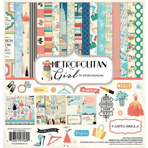 Carta Bella - Metropolitan Girl Collection Kit