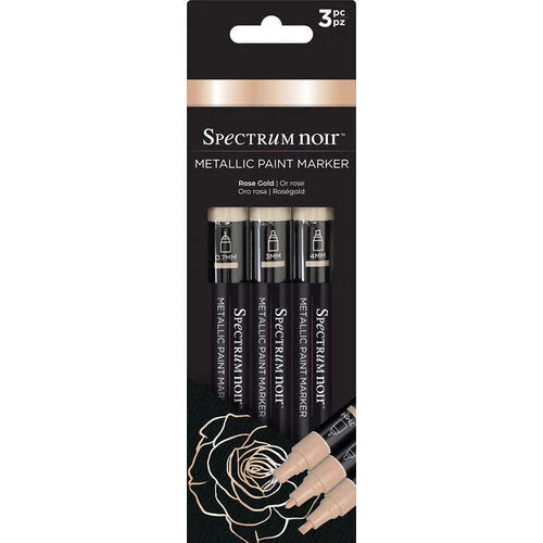 Spectrum Noir- Metallic Paint Markers- Rose Gold